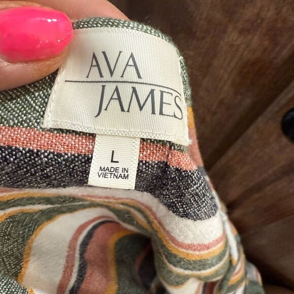 Striped Multicolor Top Women's - Picture 8 of 10